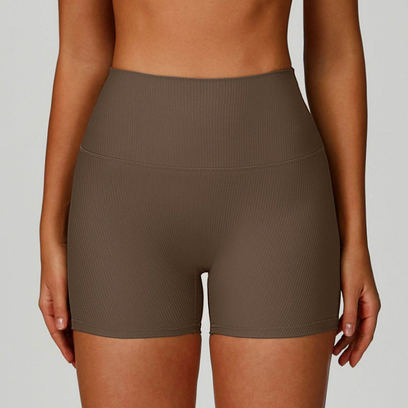 Widened Ribbed High Waist Sport Short