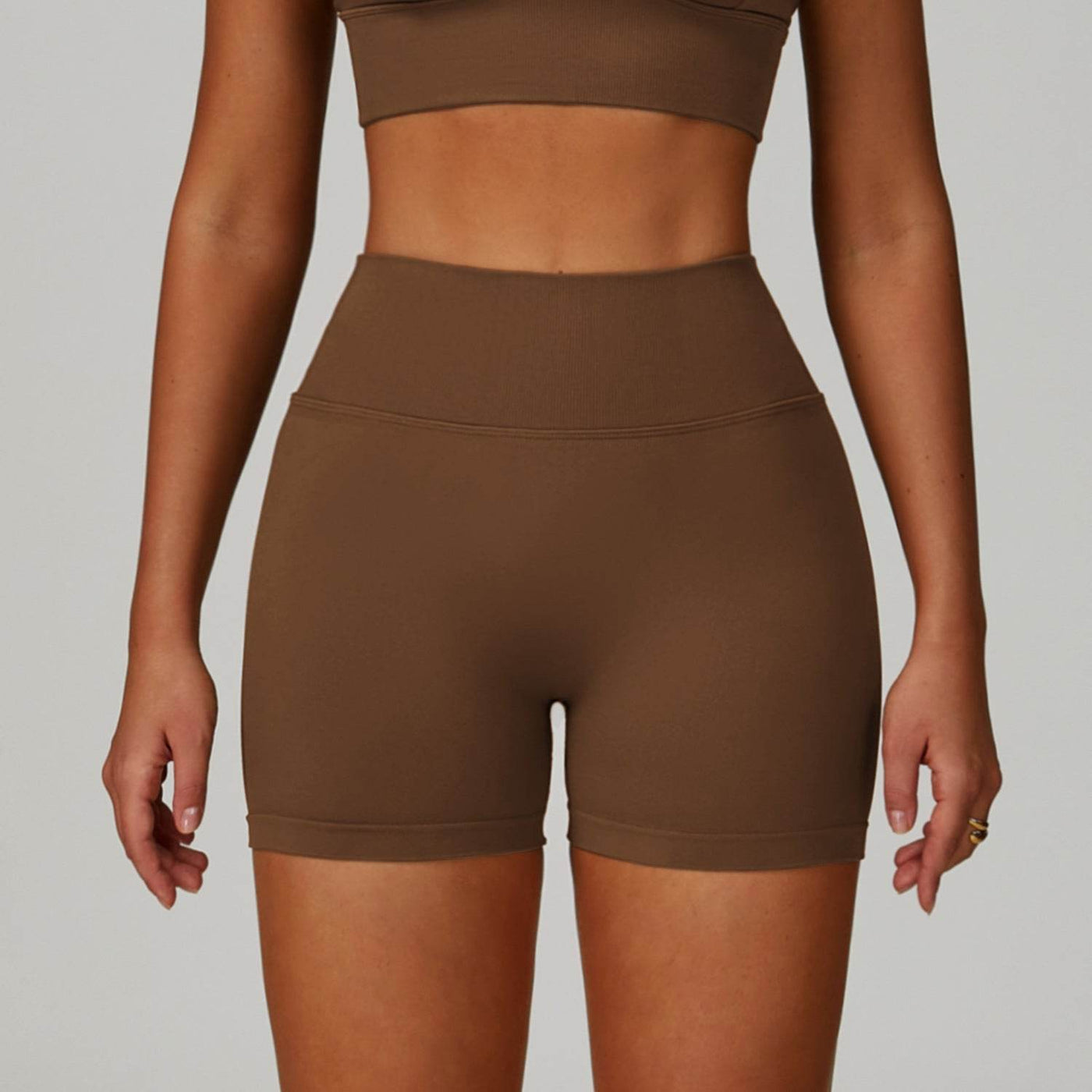 V Back High waist Biker Short