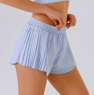 Casual Elastic Waist Athletic Short