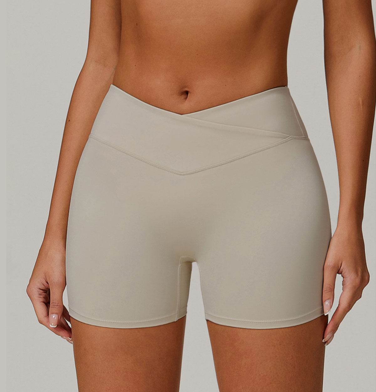 Crossover High Waisted Tummy Control Athletic Short