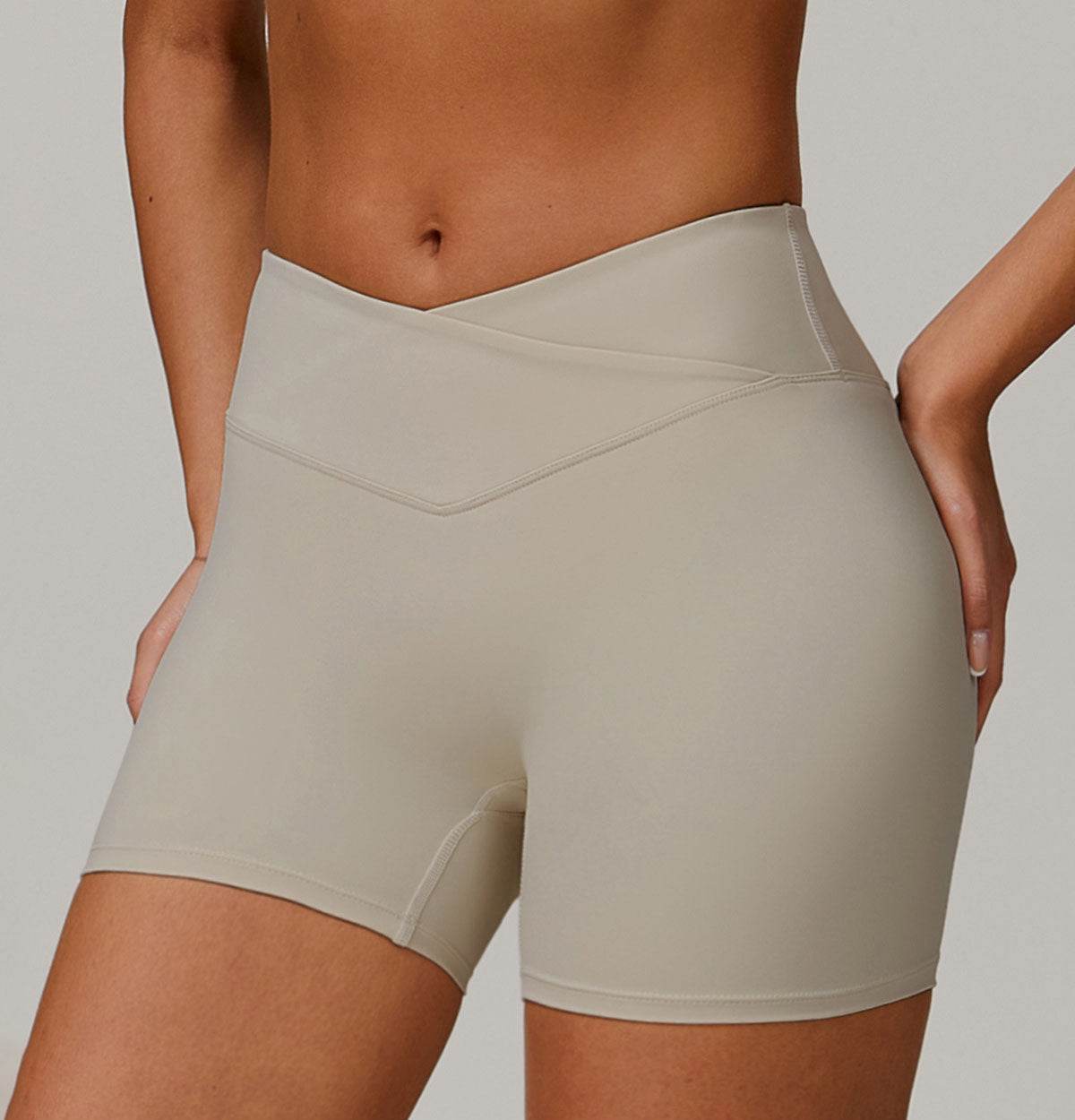 Crossover High Waisted Tummy Control Athletic Short