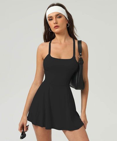 Tennis Golf Dress with Short and Pocket