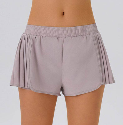 Casual Elastic Waist Athletic Short
