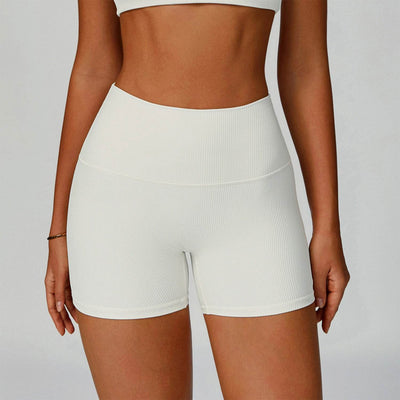 Widened Ribbed High Waist Sport Short