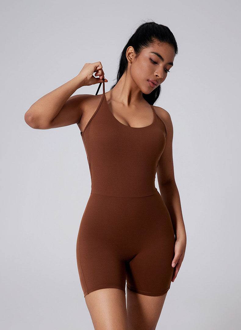 Spaghetti Straps Short Rompers Jumpsuit