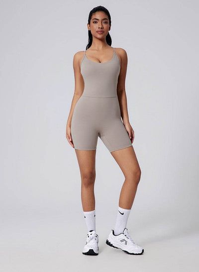 Spaghetti Straps Short Rompers Jumpsuit