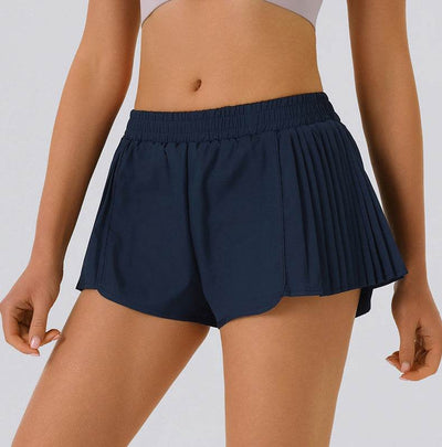 Casual Elastic Waist Athletic Short