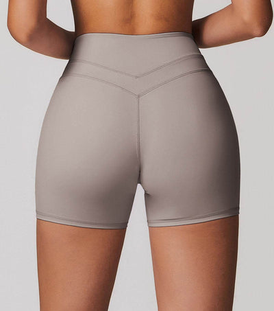 High Waist Elastic Tight Fitness Shorts