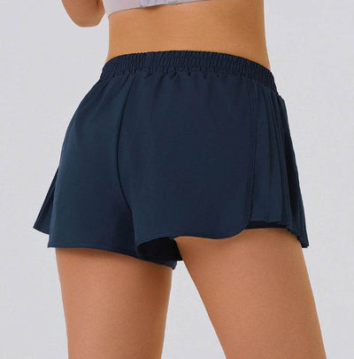 Casual Elastic Waist Athletic Short