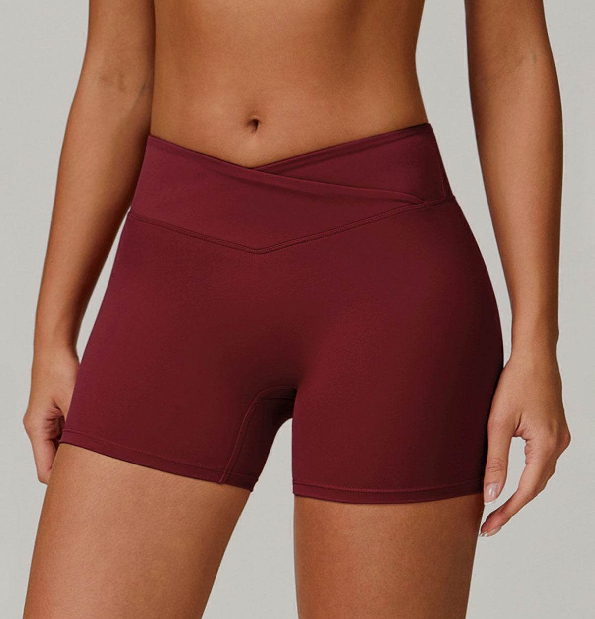Crossover High Waisted Tummy Control Athletic Short