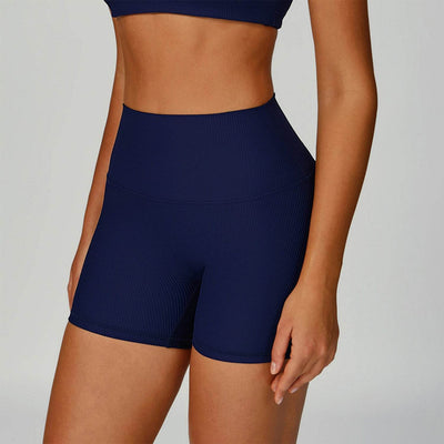 Widened Ribbed High Waist Sport Short