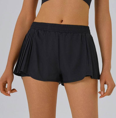 Casual Elastic Waist Athletic Short