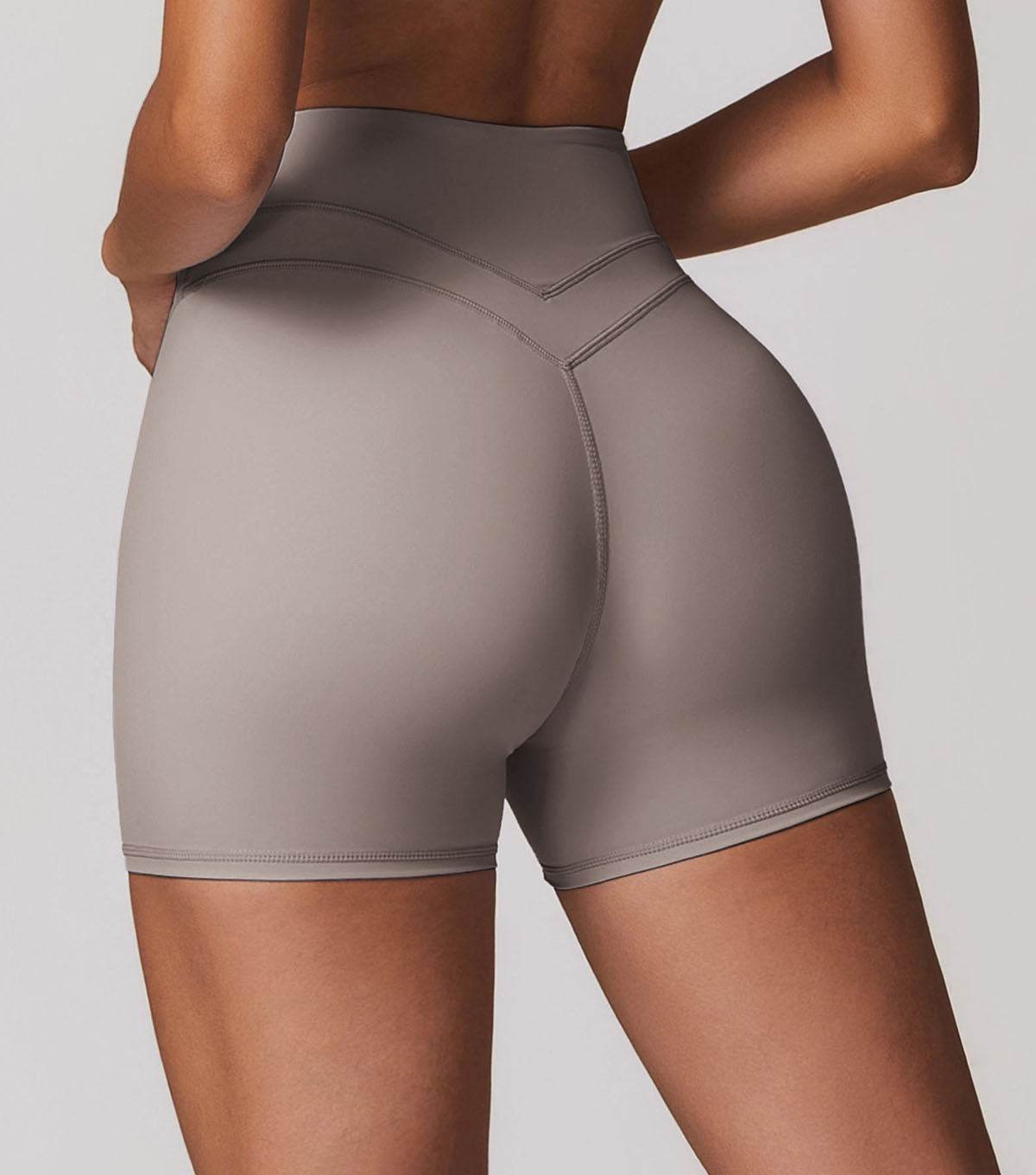 High Waist Elastic Tight Fitness Shorts