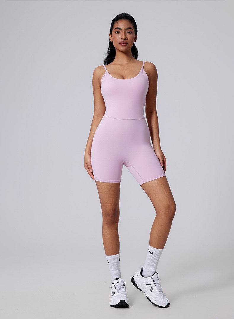 Spaghetti Straps Short Rompers Jumpsuit