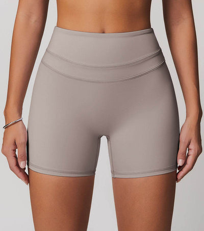 High Waist Elastic Tight Fitness Shorts