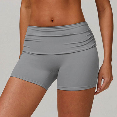 Flip Fold High Waist Tummy Yoga Shorts