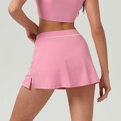 Side Split Golf Skirts with Short and Pockets