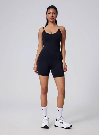 Spaghetti Straps Short Rompers Jumpsuit