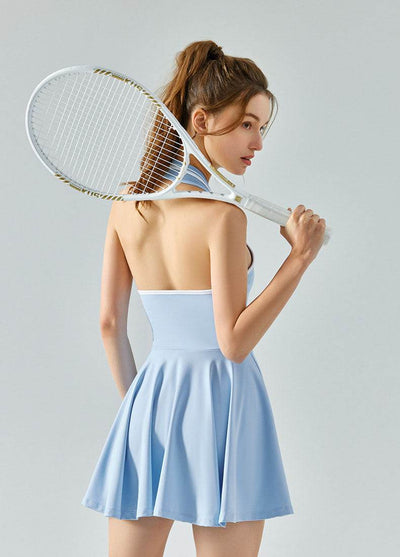 Polo Tennis Dresses with Built-in Shorts