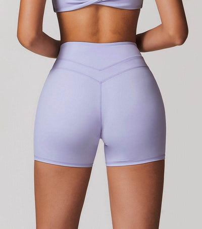 High Waist Elastic Tight Fitness Shorts