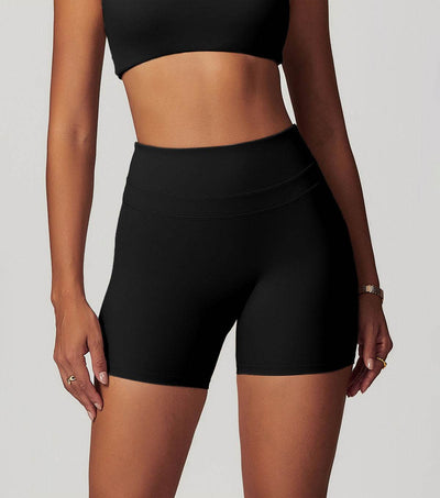 High Waist Elastic Tight Fitness Shorts