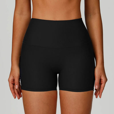 Widened Ribbed High Waist Sport Short