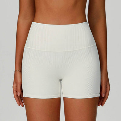 Widened Ribbed High Waist Sport Short
